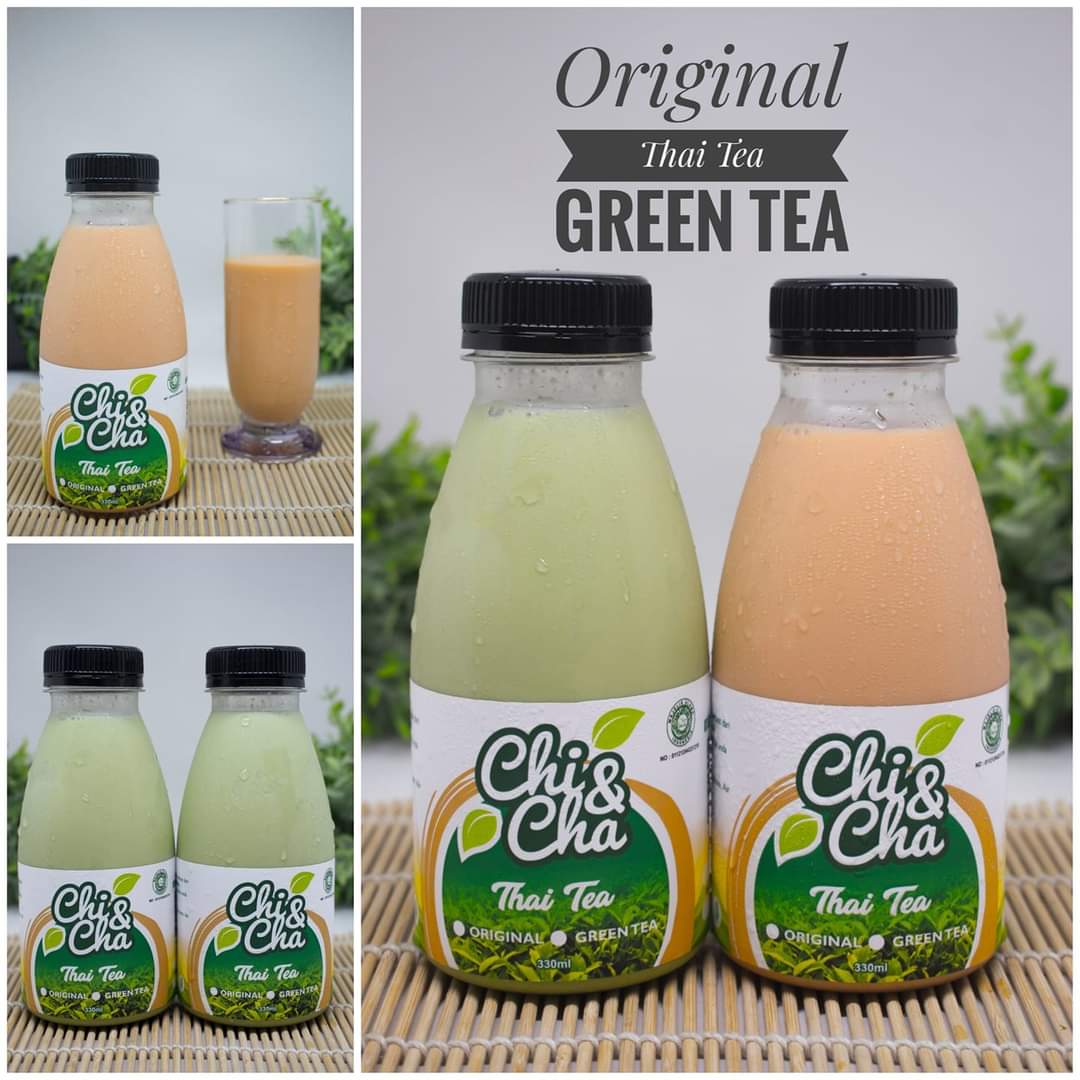 Minuman Thai Tea dan Green Tea