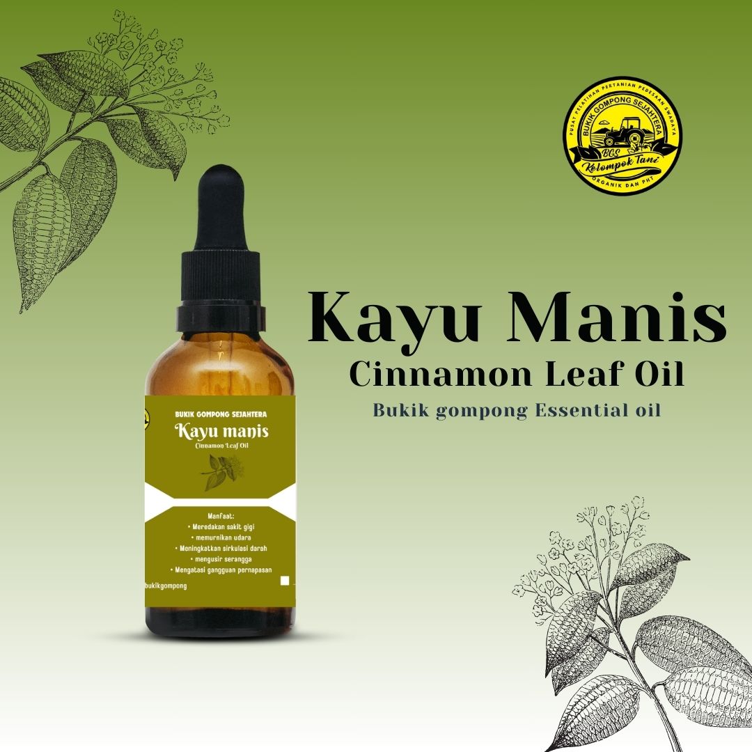 Cinnamon Leaf Oil 100% Pure Essential Oil  Ukuran : 10ml, 20ml, 30ml (Rp.10.000/ml)