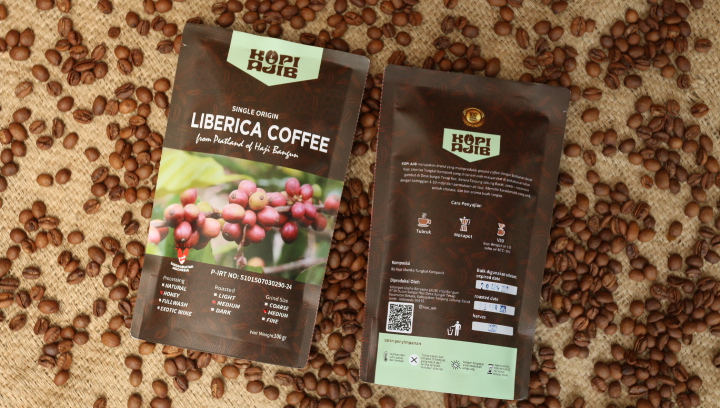 KOPI AJIB (Liberica Coffee) Kemasan 100g @Rp 30.000/pcs