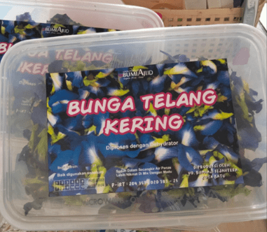 Dried Bunga Telang