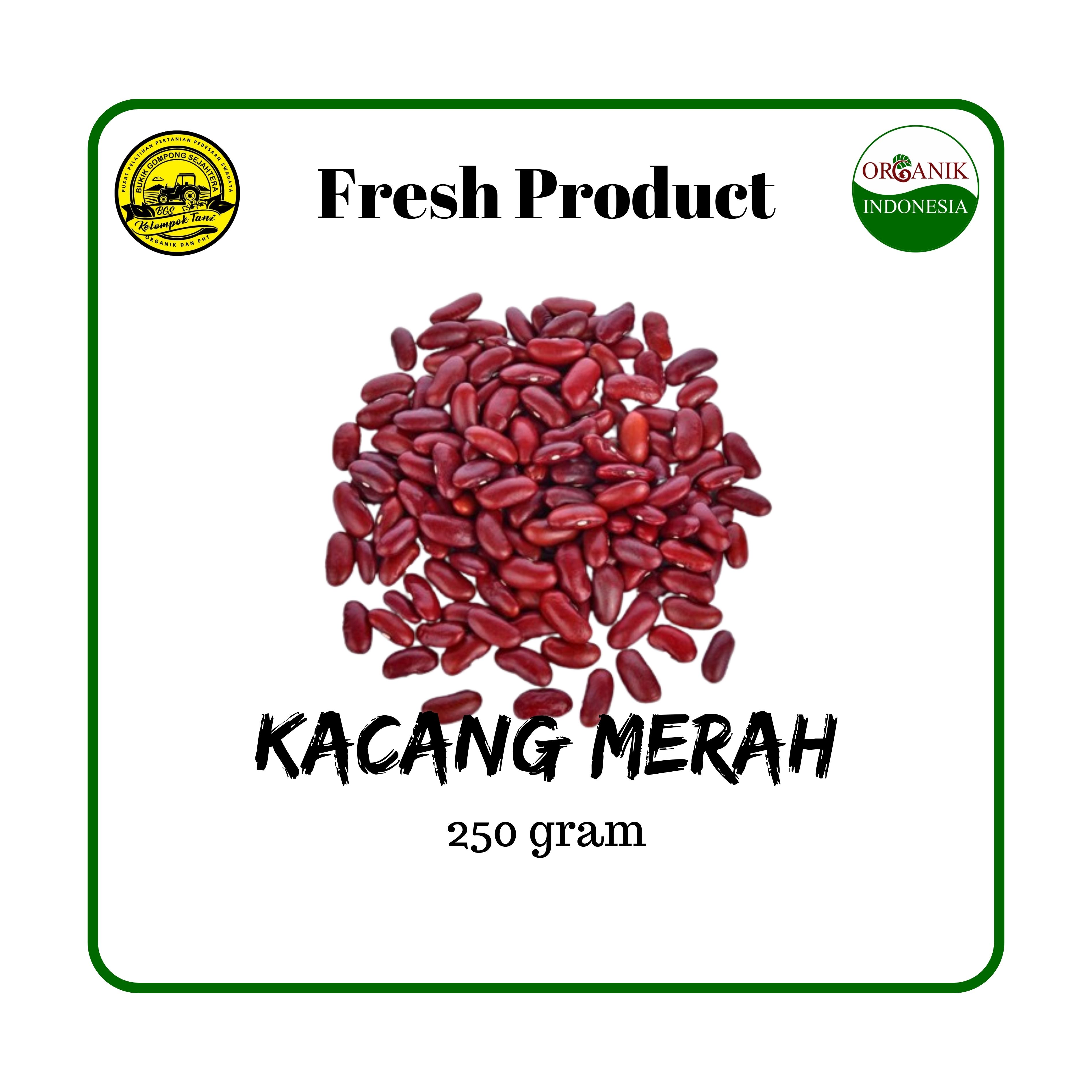 Kacang Merah Organik 250gram (Rp. 25.000,-)