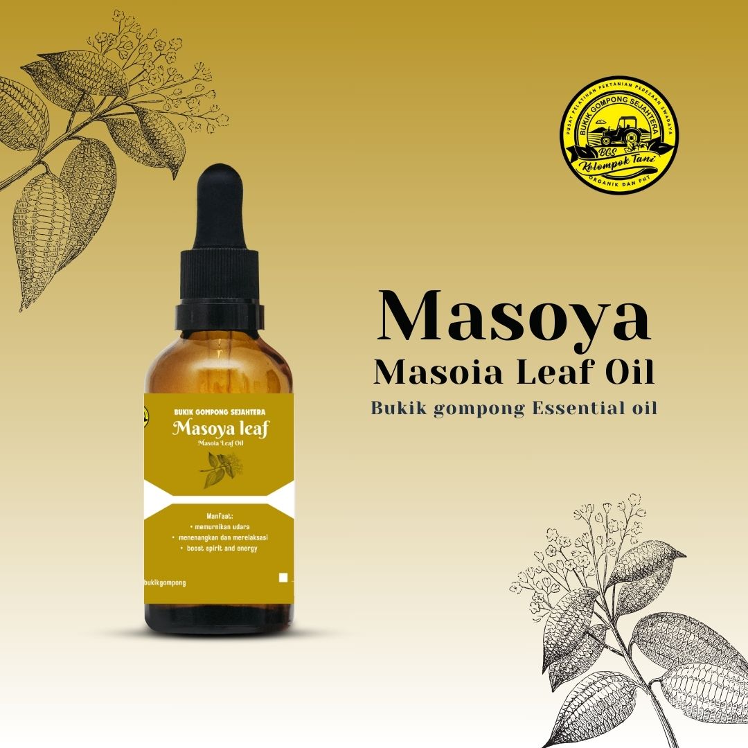 Masoia Leaf Oil 100% Pure Essential Oil  Ukuran : 10ml, 20ml, 30ml (Rp. 15.000/ml)